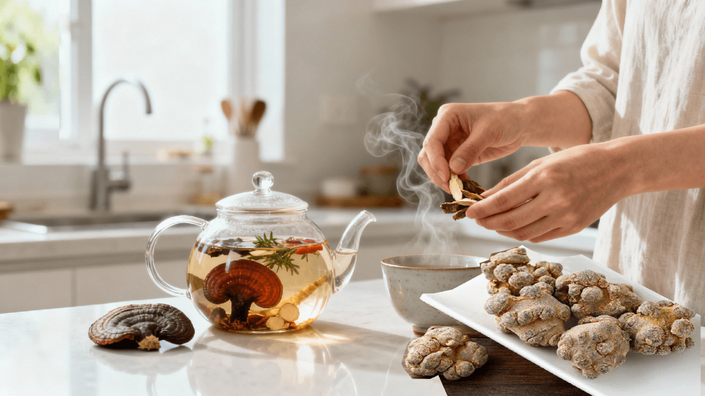 Linh chi và Tam thất